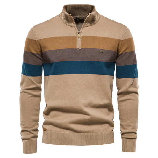 Matthew™ | Gestreifter Retro-Pullover