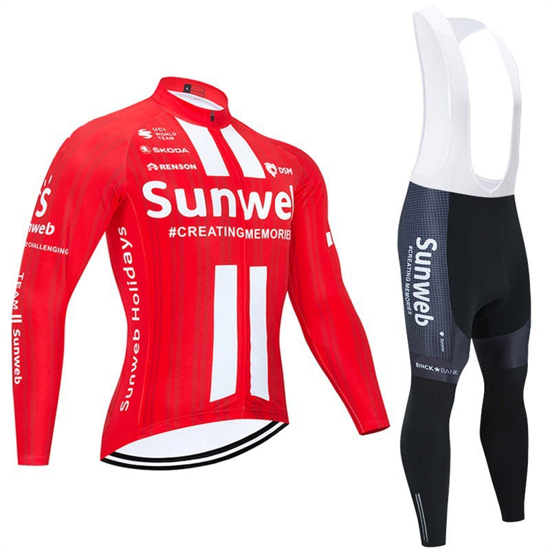 Teams - Professionele Cykelset met lange mouwen
