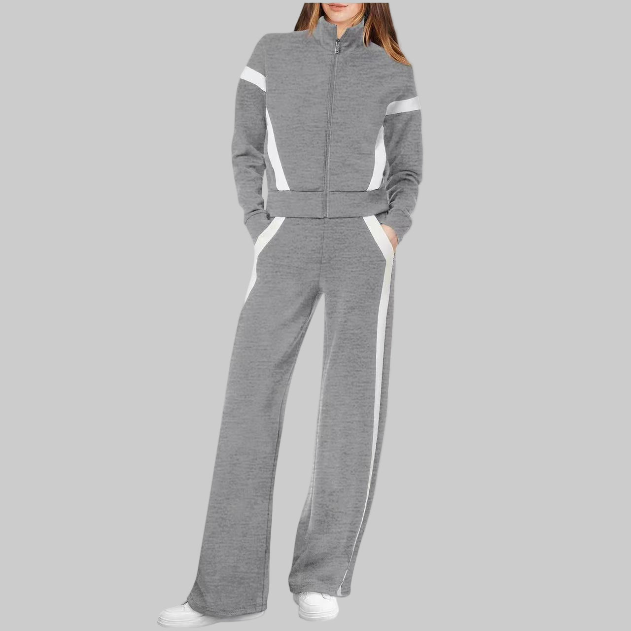 Lily - Casual top met lange mouwen en joggingbroekset