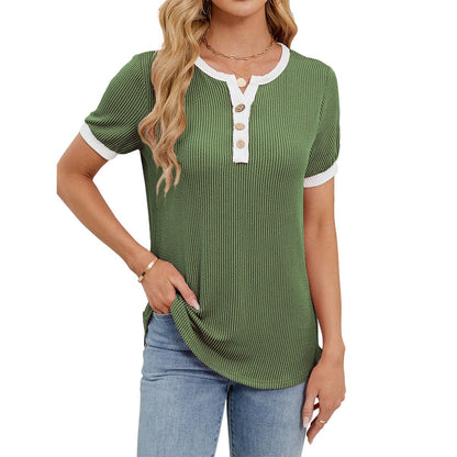 Callie Wafelsteek-Henley-Shirt
