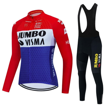 Jumbo Visma - Professionele wielertrui met lange mouwen