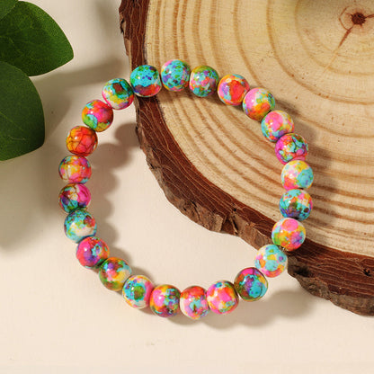 Bracelet De Perles Colorées