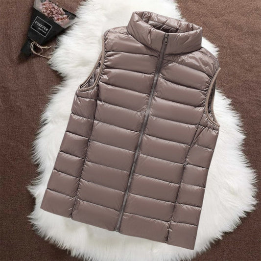 Isa Gewatteerde Bodywarmer | Champagne