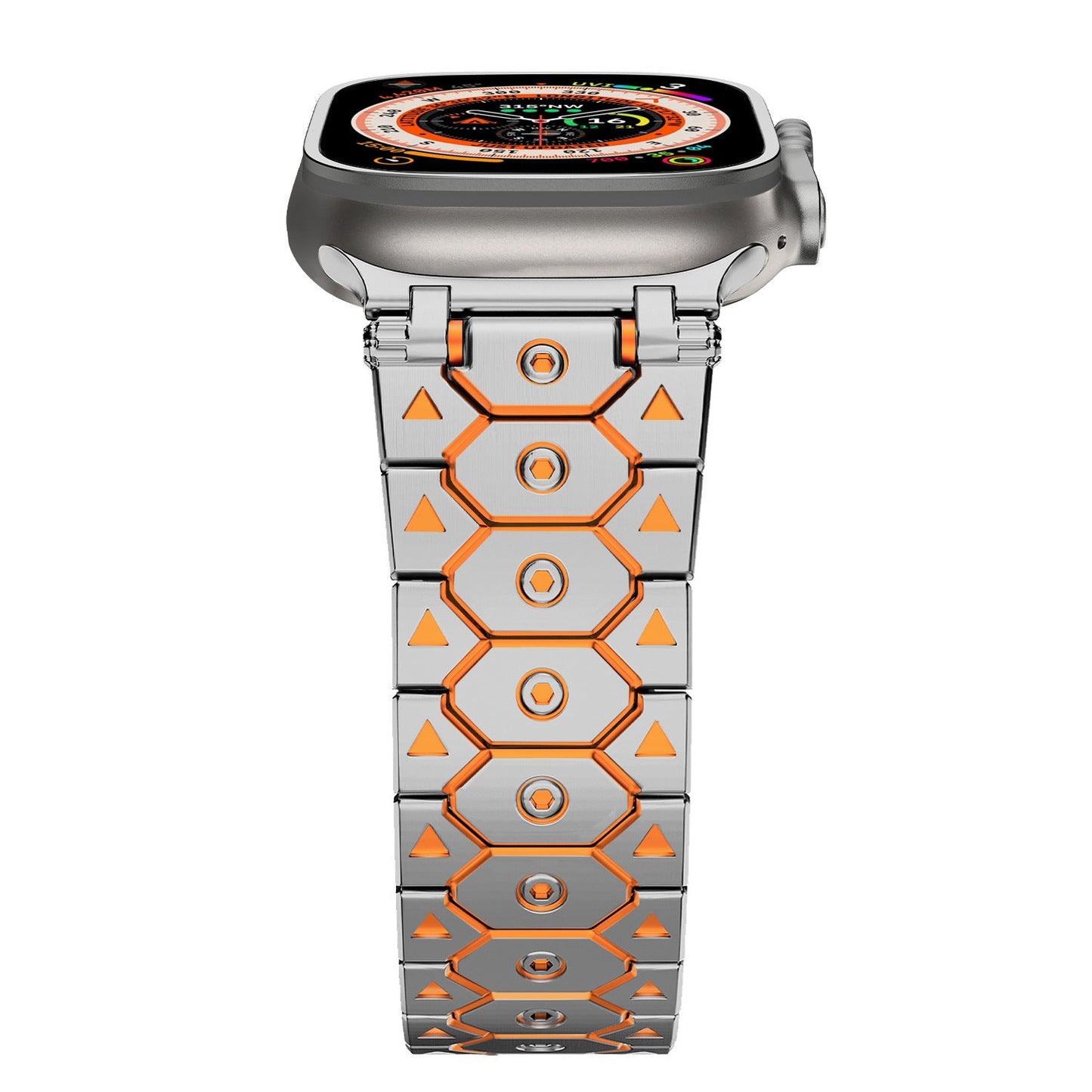 Imperiale roestvrijstalen Apple Watch-band