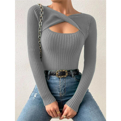 QAMRA™ – Elegante Pullover met Lange Mouwen en Ronde Hals