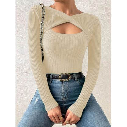 QAMRA™ – Elegante Pullover met Lange Mouwen en Ronde Hals