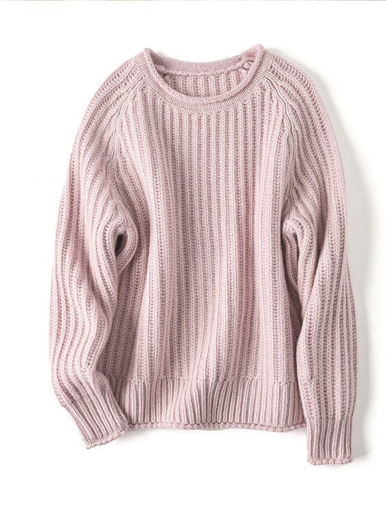 Serena Comfortabele Pullover met Los Ribbelpatroon