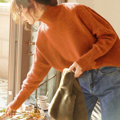 FISAL™ – Casual rolkraag sweater met lange mouwen