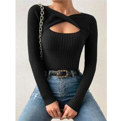 QAMRA™ – Elegante Pullover met Lange Mouwen en Ronde Hals
