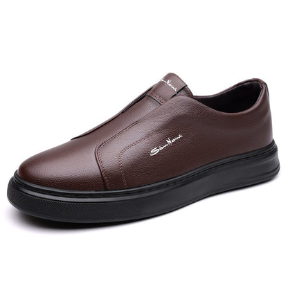 Leder Slipper Schuhe