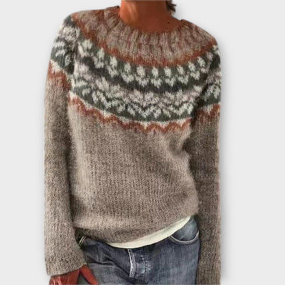 Vintage gebreide trui voor dames
