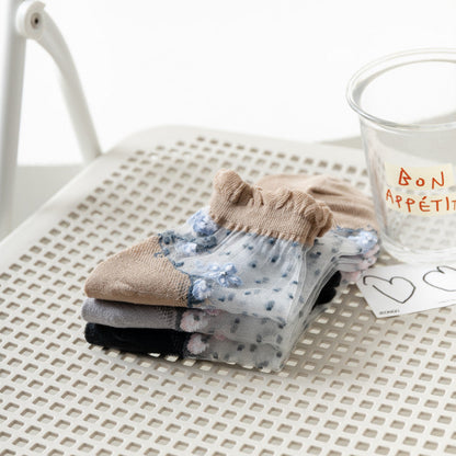 Chaussettes Fleuries Respirantes