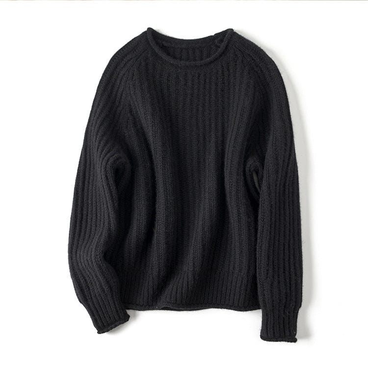 Serena Comfortabele Pullover met Los Ribbelpatroon