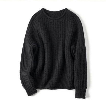 Serena Comfortabele Pullover met Los Ribbelpatroon
