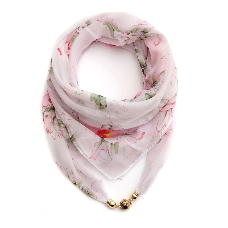 Casual Sjaal Met Bloemenprint