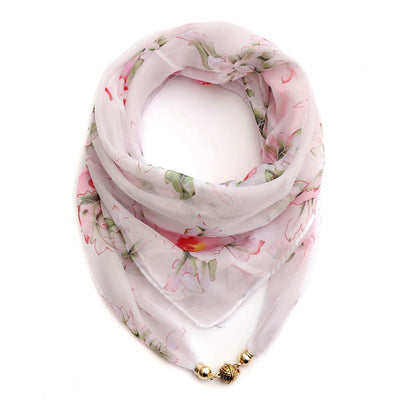 Casual Sjaal Met Bloemenprint
