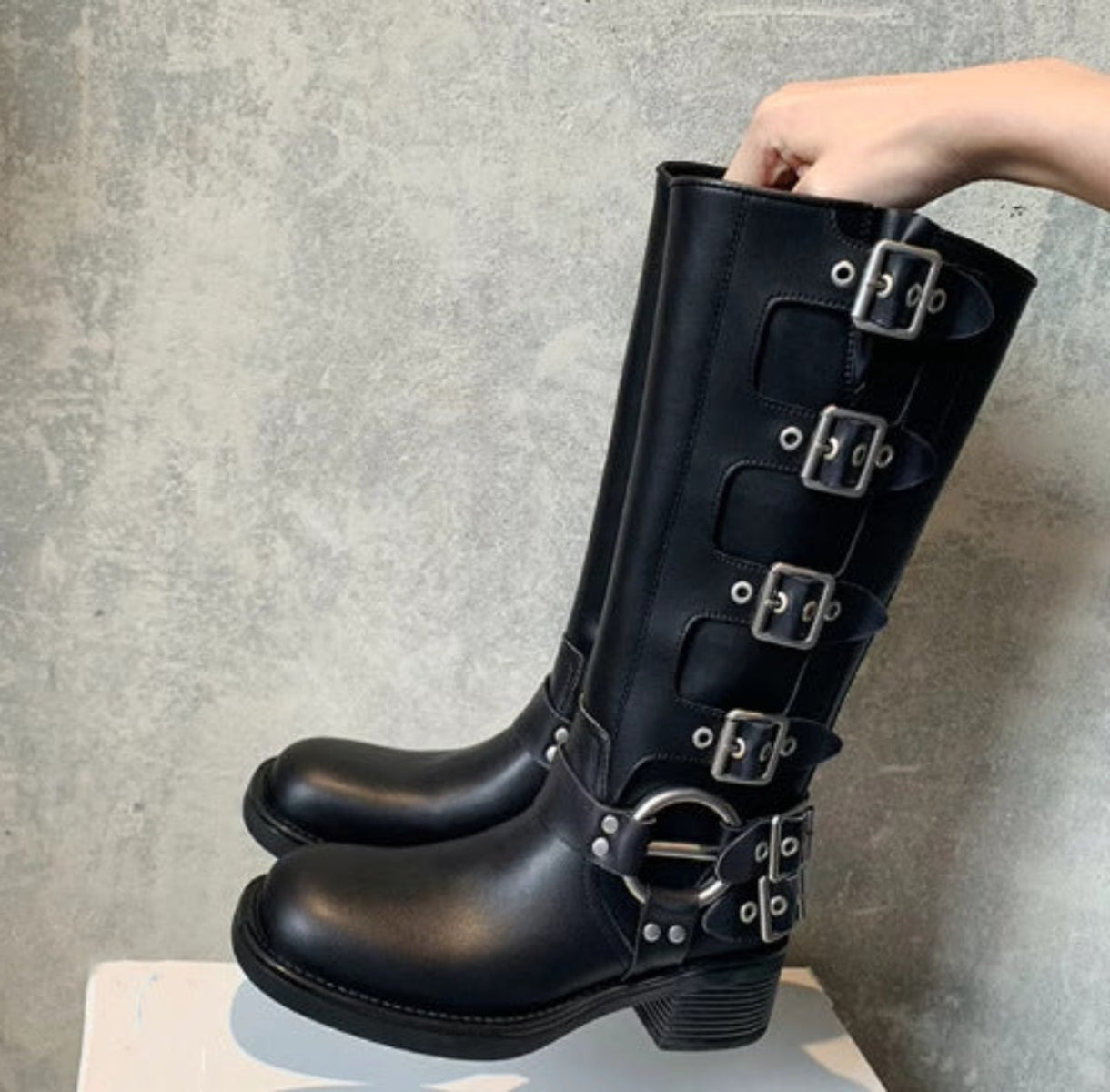 POTENCIANA™ – Klassische Schnallen-Stiefel für Motorradfahrer