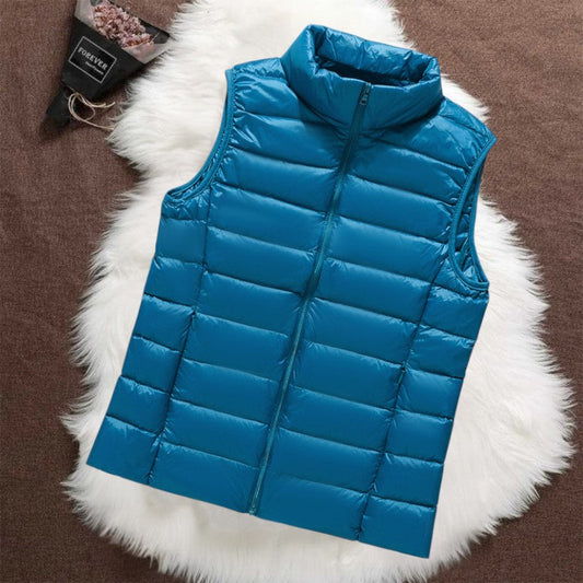 Isa Gevoerd Bodywarmer | Hemelsblauw