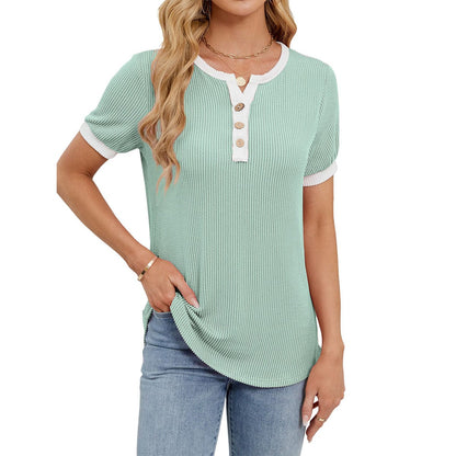 Callie Wafelsteek-Henley-Shirt
