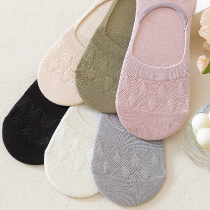 Chaussettes Respirantes De Couleur Unie