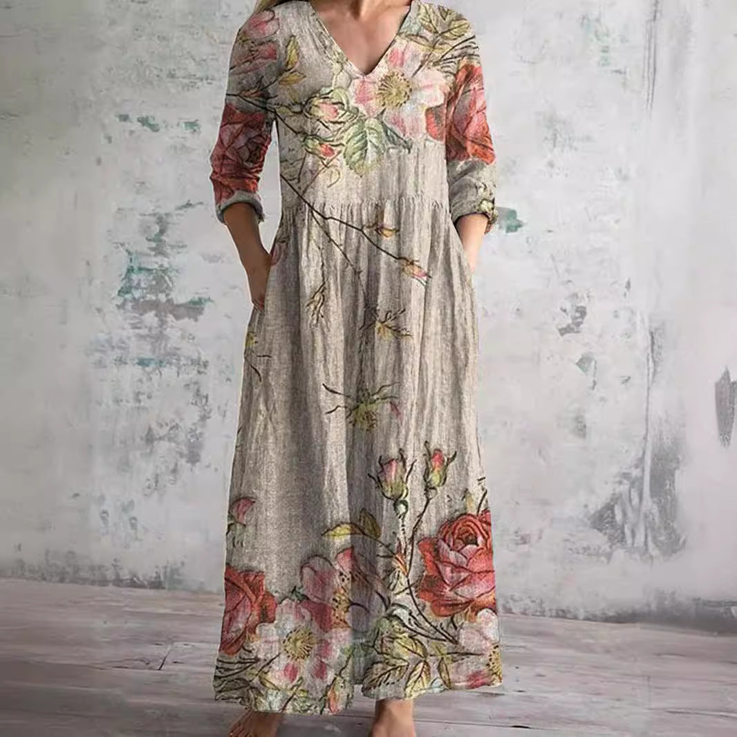 Rose™ – Jurk met Bloemenprint voor Elegante Lichtheid