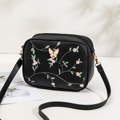 Casual Tas Met Geborduurd Bloemenpatroon