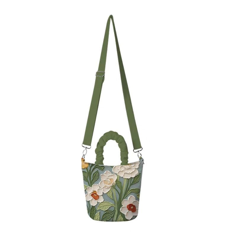 Sac met vintage bloemenprint