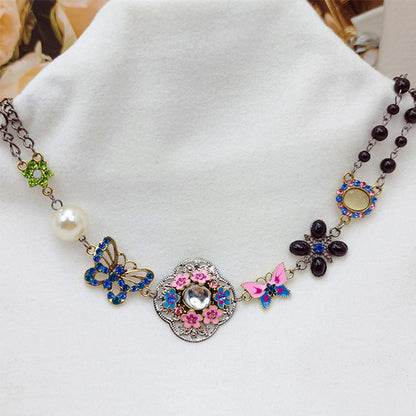 Vintage Etnische Vlinderketting