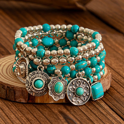 Vintage etnische kralenarmband