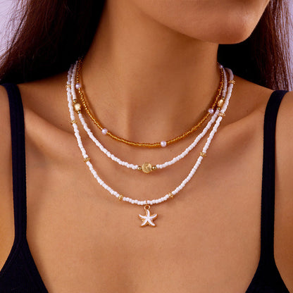 Collier Perlé Bohème Vintage