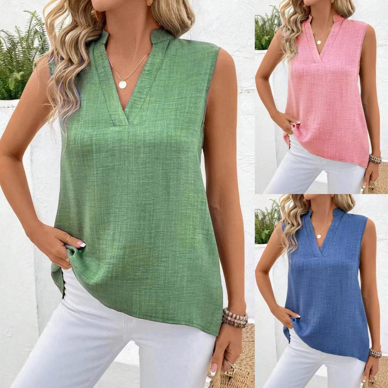 Elowen Bluse mit Rückenknopfleiste