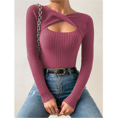 QAMRA™ – Elegante Pullover met Lange Mouwen en Ronde Hals