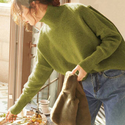 Georga | Casual coltrui met lange mouwen