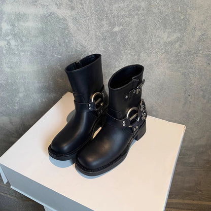 POTENCIANA™ – Klassische Schnallen-Stiefel für Motorradfahrer