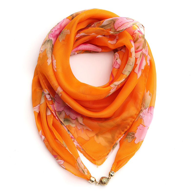 Casual Sjaal Met Bloemenprint