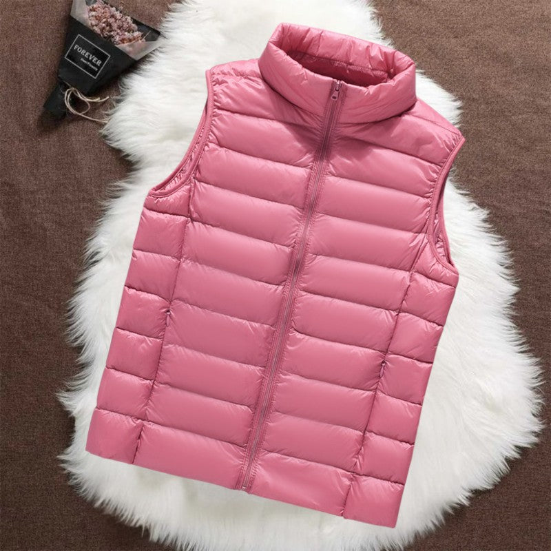Isa Gewatteerd Gilet | Zalm