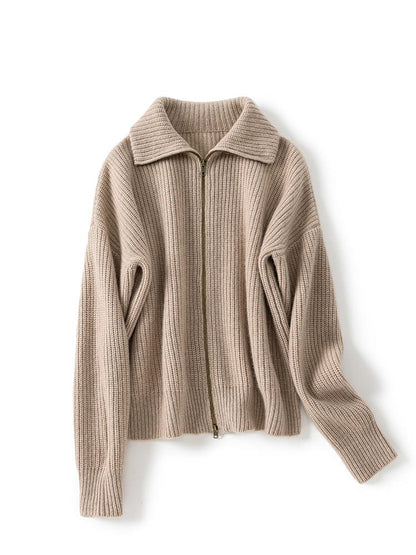 Camille comfortabel vest met rits