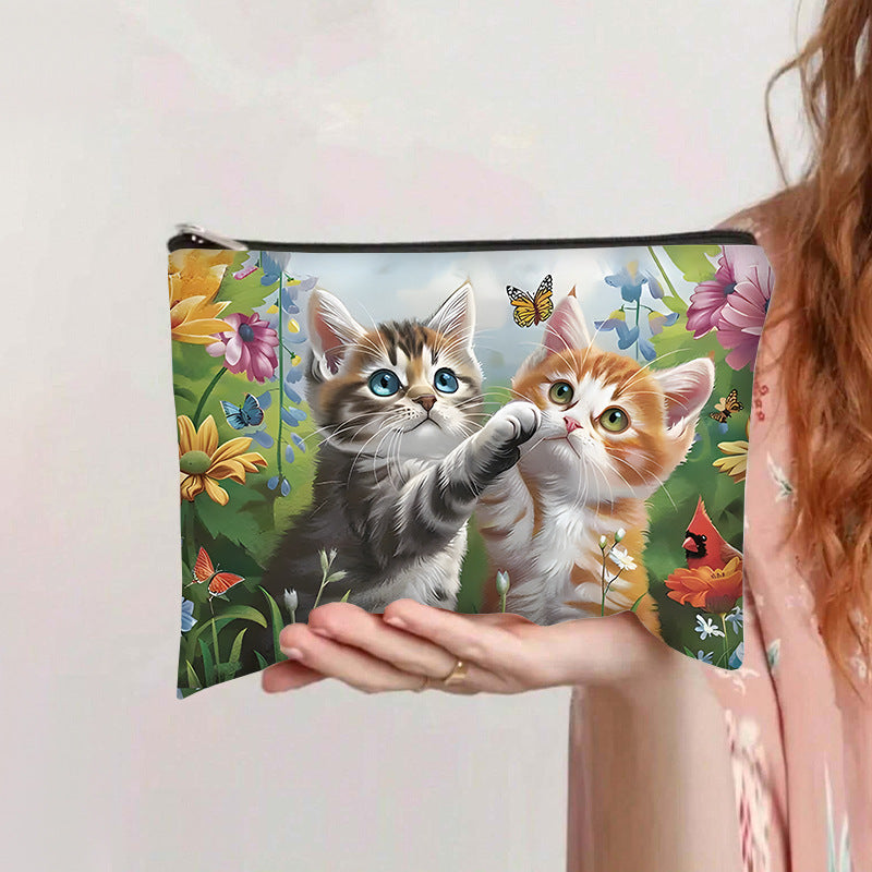 Casual Tas Met Kattenprint