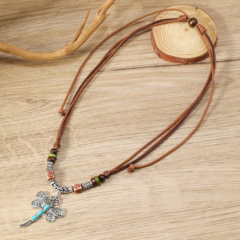 Vintage Boheemse Hanger Ketting