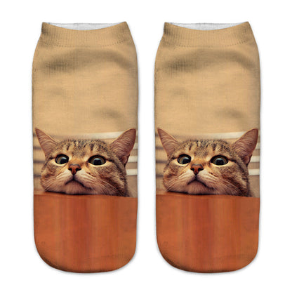 Sokken Met Kattenprint