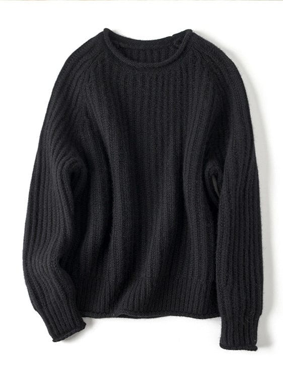 Serena Comfortabele Pullover met Los Ribbelpatroon