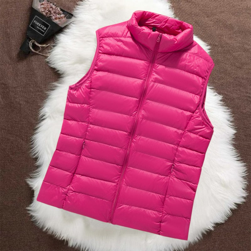 Isa Gewatteerde Bodywarmer | Roze