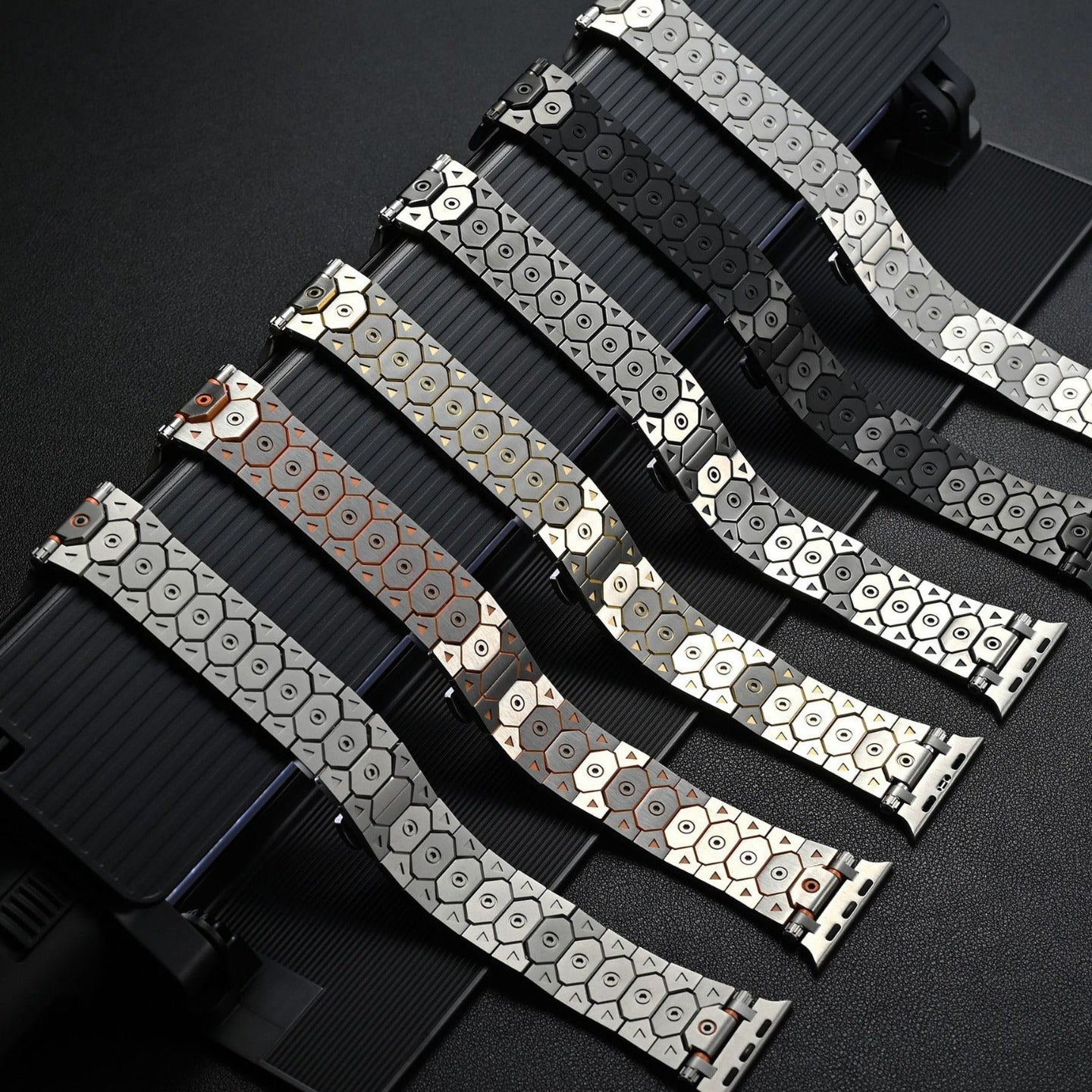 Imperiale roestvrijstalen Apple Watch-band