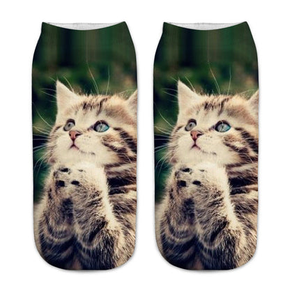 Sokken Met Kattenprint