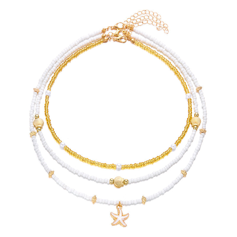 Collier Perlé Bohème Vintage