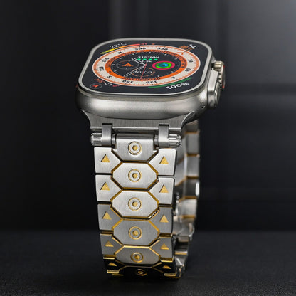 Imperiale roestvrijstalen Apple Watch-band