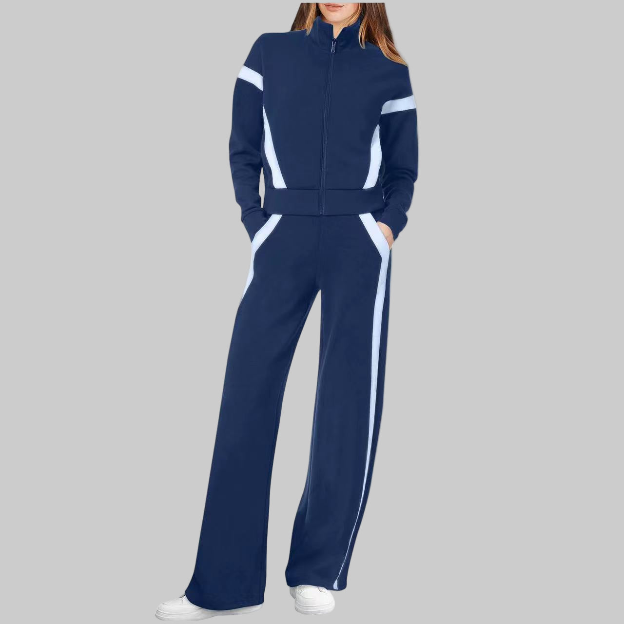 Lily - Casual top met lange mouwen en joggingbroekset