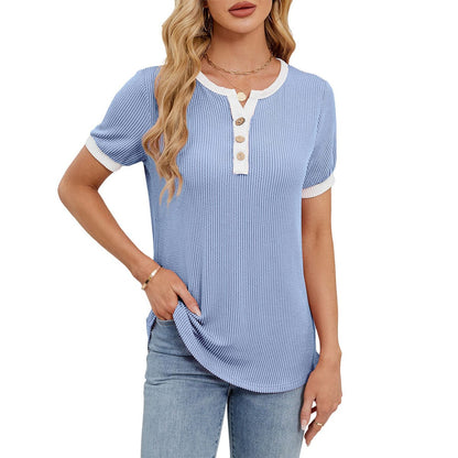 Callie Wafelsteek-Henley-Shirt