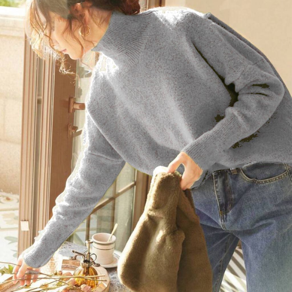 Georga | Casual coltrui met lange mouwen