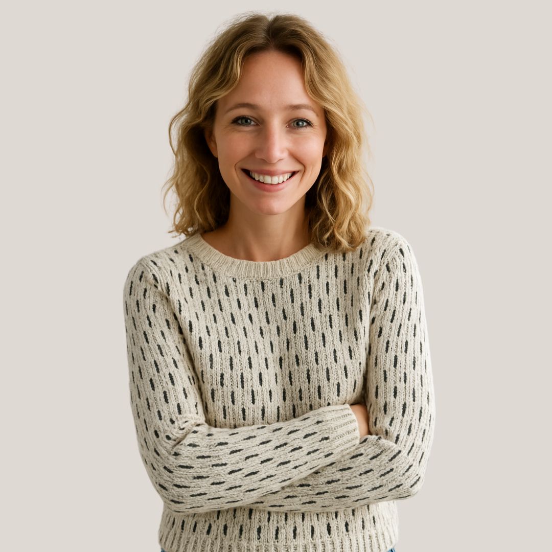 Mette | Aansluitende gebreide trui